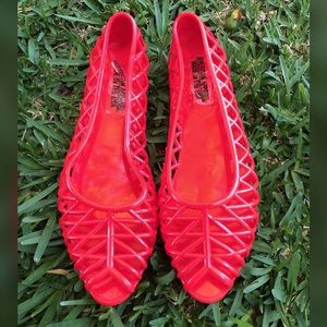 American Apparel Jelly Flats Size 6